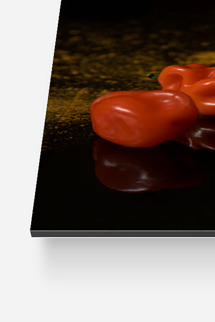 50 Shades of Chili - Photo Print on Alu Dibond Backing 3mm